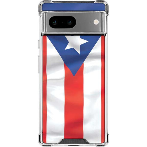 Puerto Rico Flag Google Pixel 8 Clear Case